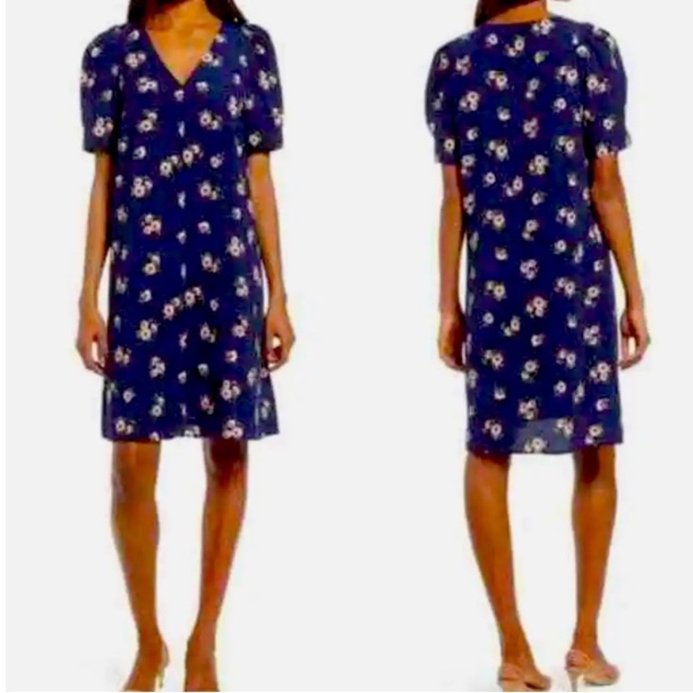 Chelsea28 Blue Floral Shift Dress
